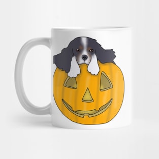 Puppy in a pumpkin  (cavalier king charles spaniel) Mug